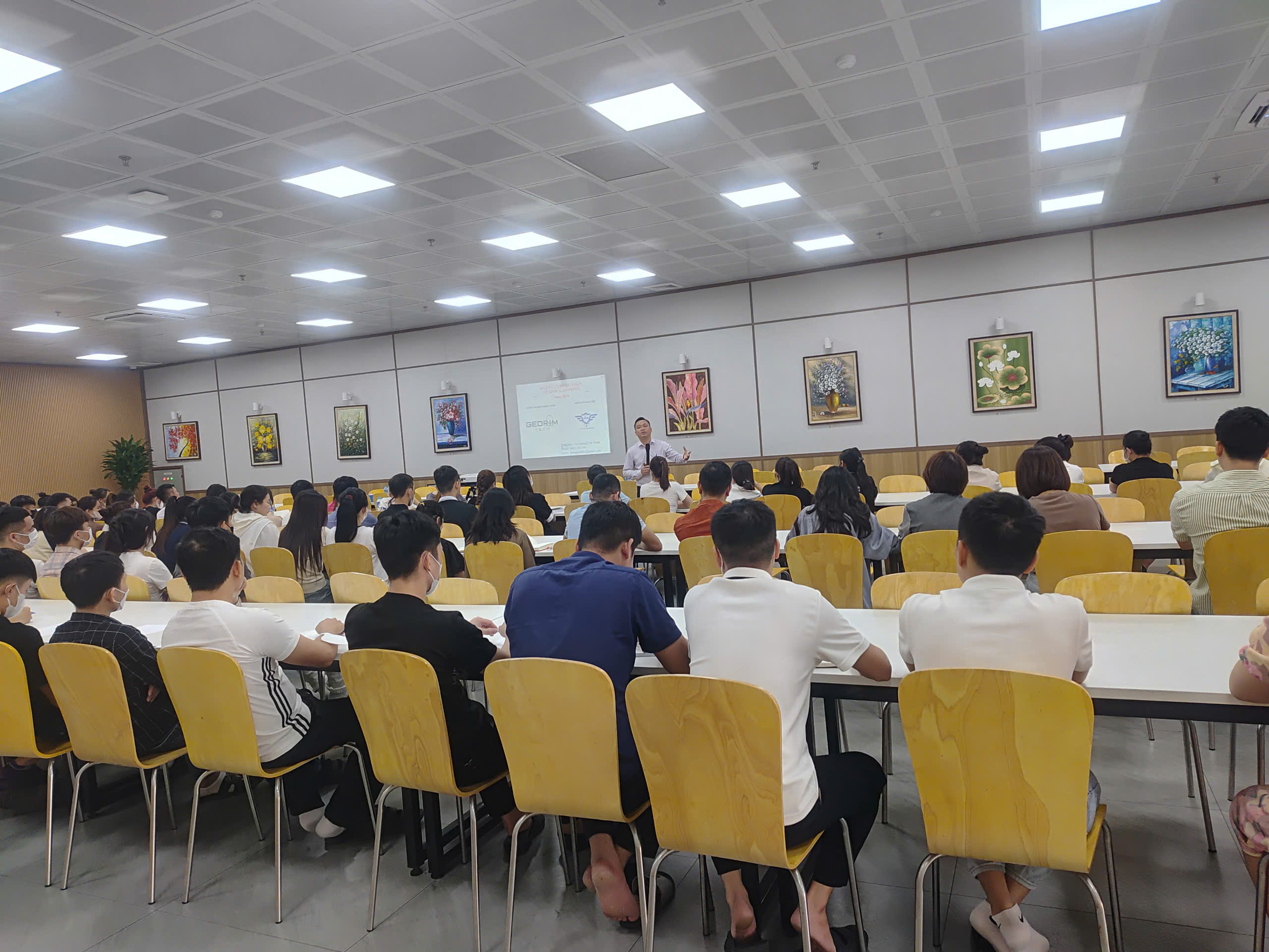 HUẤN LUYỆN AN TOÀN, VỆ SINH LAO ĐỘNG TẠI CÔNG TY TNHH GEORIM TECH VINA