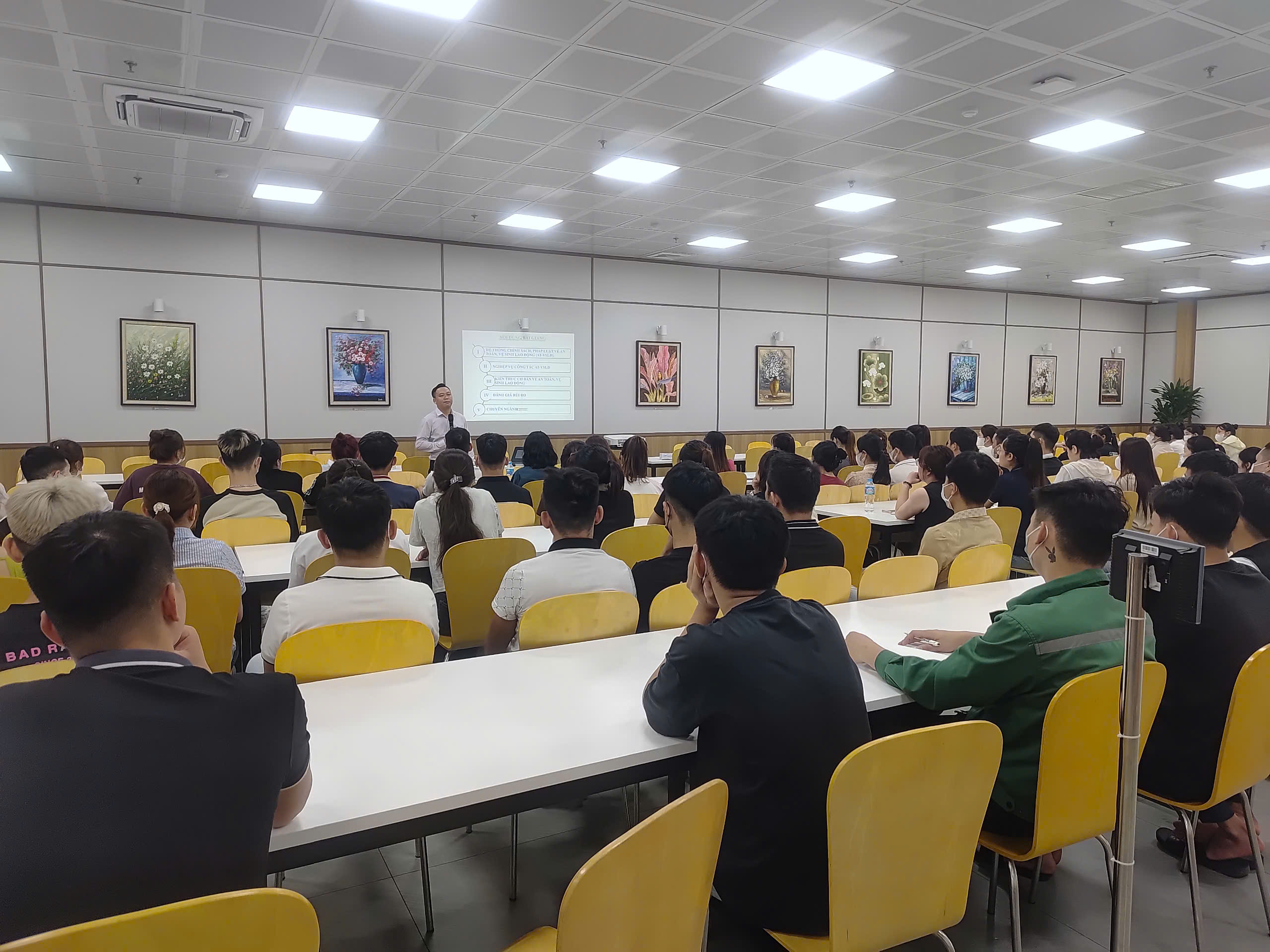 HUẤN LUYỆN AN TOÀN, VỆ SINH LAO ĐỘNG TẠI CÔNG TY TNHH GEORIM TECH VINA