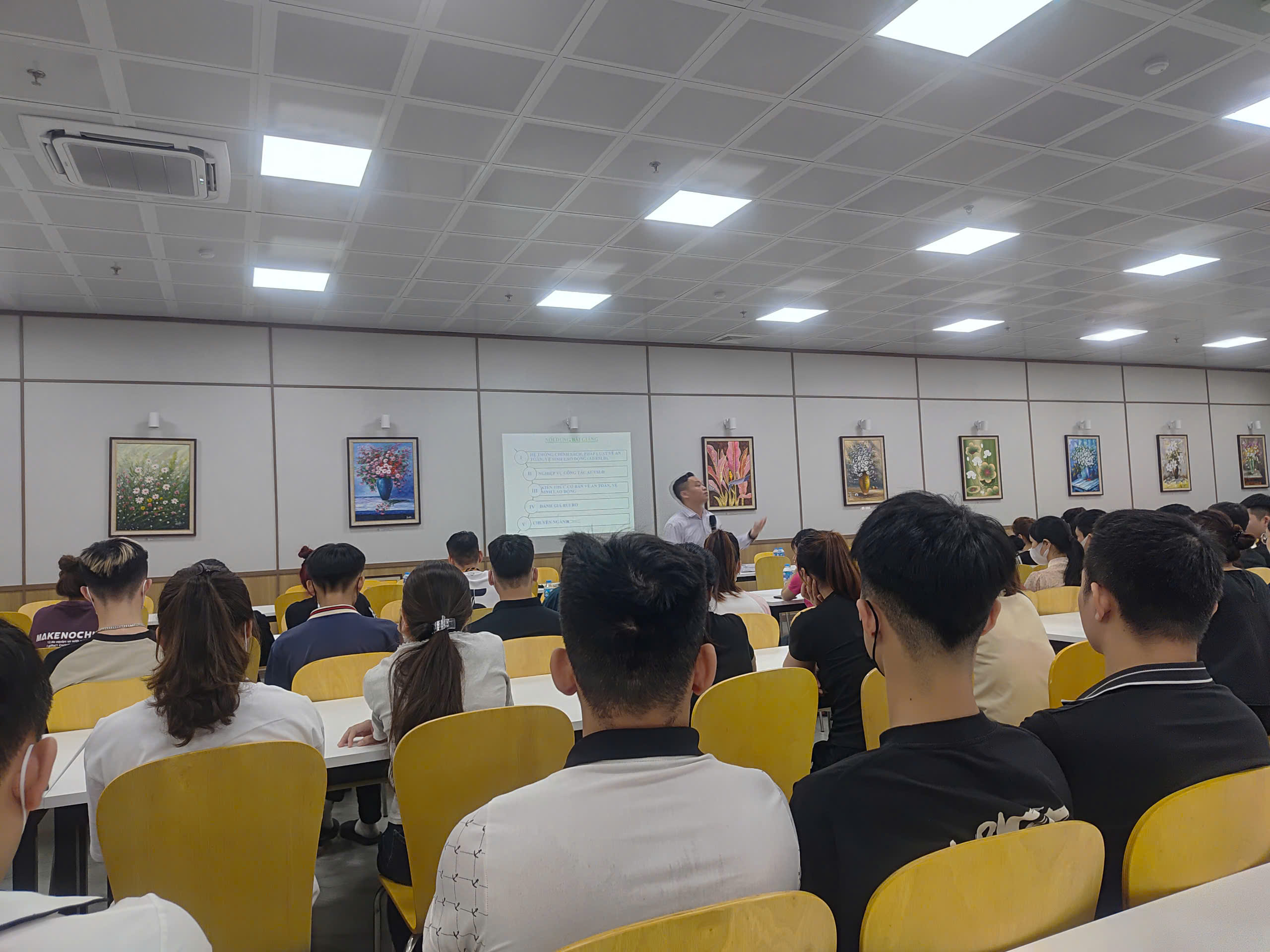 HUẤN LUYỆN AN TOÀN, VỆ SINH LAO ĐỘNG TẠI CÔNG TY TNHH GEORIM TECH VINA