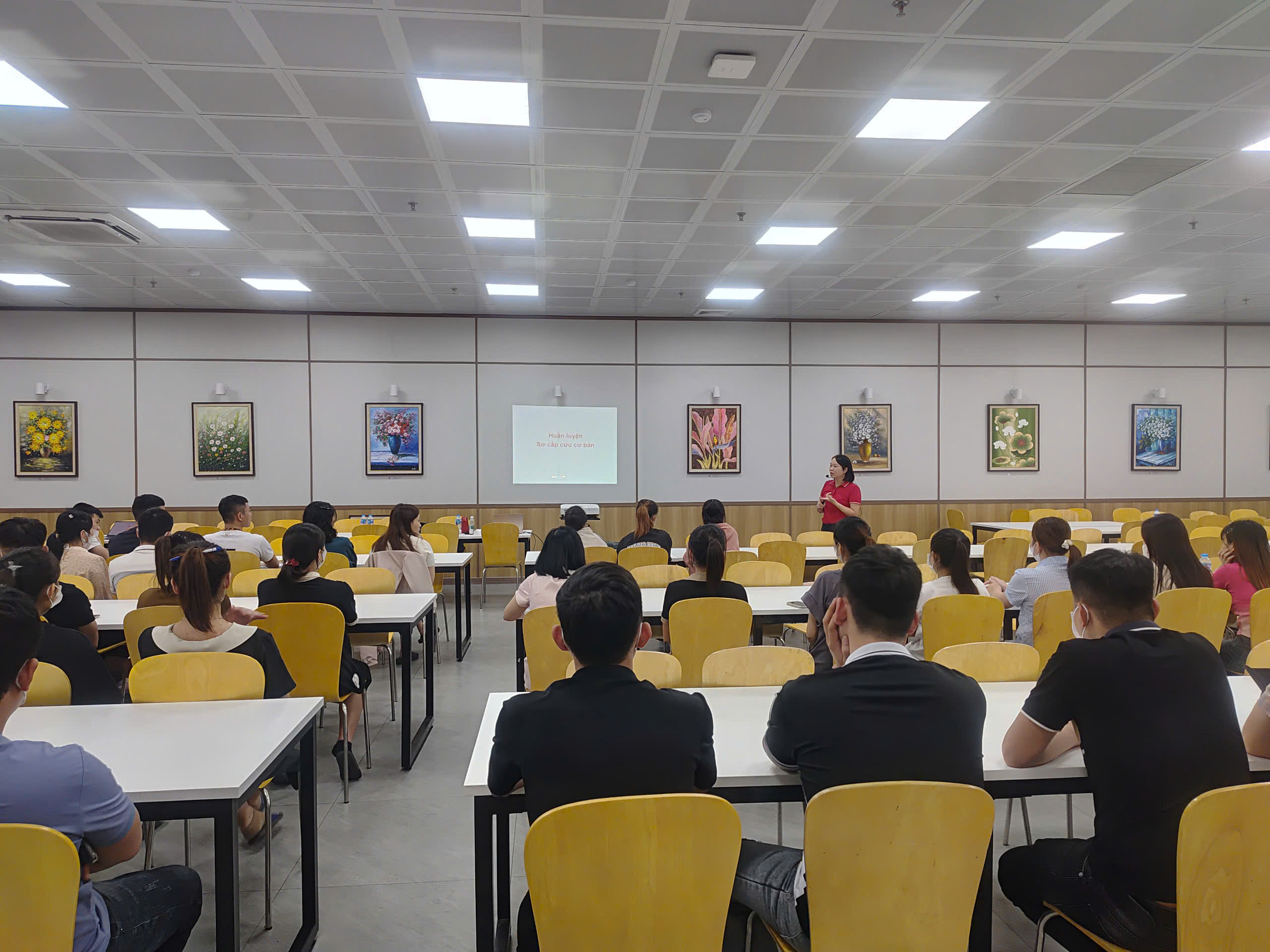 HUẤN LUYỆN AN TOÀN, VỆ SINH LAO ĐỘNG TẠI CÔNG TY TNHH GEORIM TECH VINA