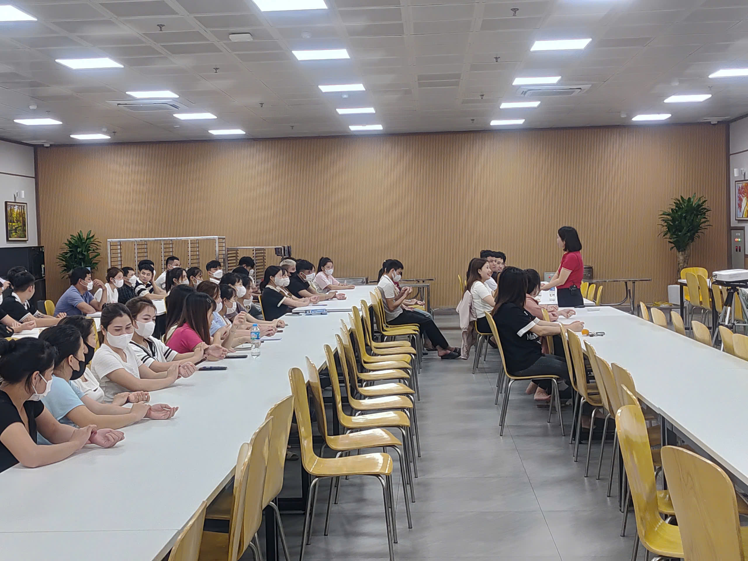 HUẤN LUYỆN AN TOÀN, VỆ SINH LAO ĐỘNG TẠI CÔNG TY TNHH GEORIM TECH VINA